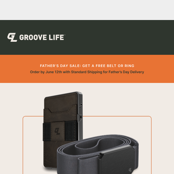 Last Call, Groove Life Silicone Rings: Get your Father's Day gifts in time.  - Groove Life Silicone Rings