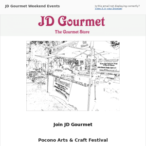 JD Gourmet Events August 26 & 27 2023