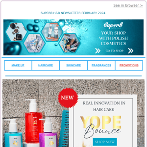 🌺 Superb Health & Beauty new hair cosmetics from Yope ‼️ Your hair will love it 💙🩷❤️ Check it