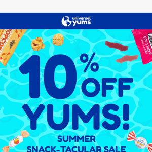 🚨 Don’t Miss the Summer Snack-Tacular Sale!