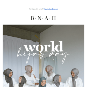 Wold Hijab Day 💛 Enjoy 20% off ladies wear