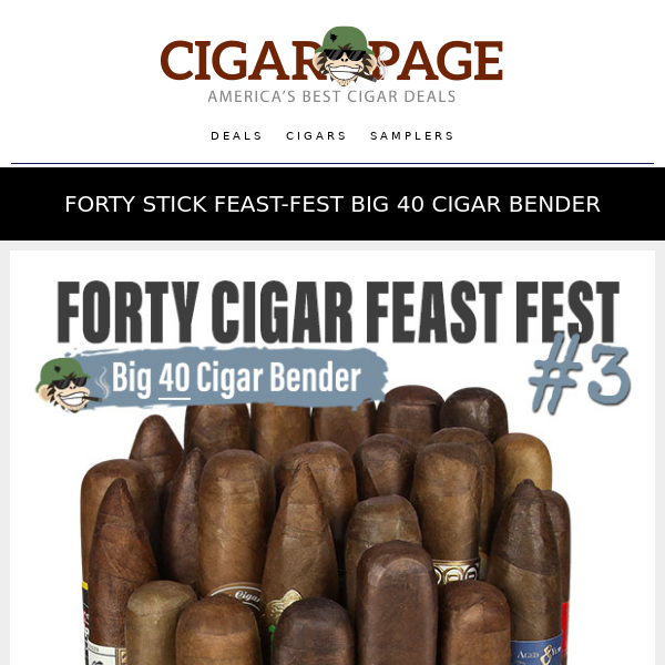 True or False: you love massive cigar value?