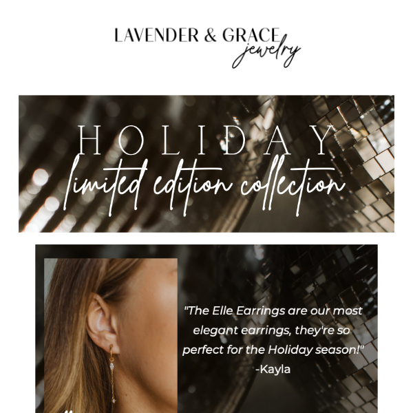 HOLIDAY LIMITED EDITION COLLECTION NOW LIVE