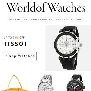 👓 Happening NOW! We're 100% confirming THIS: Tissot, Invicta, Movado, MK, Creed + More