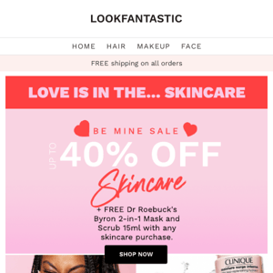 LOVE IS IN THE... SKINCARE