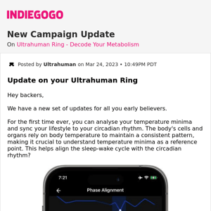 📢 Update #3 from Ultrahuman Ring - Decode Your Metabolism