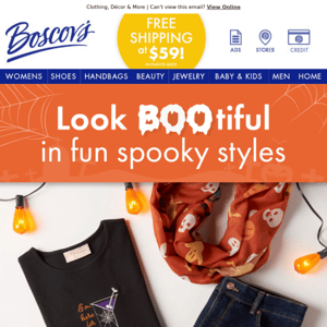 Happy Hauntings from Boscovs