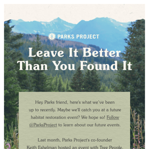 Parks Project News v01