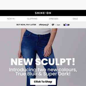 These SCULPT jeans are MAGIC 💙 New colours! 💙