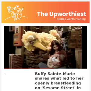 Buffy Sainte-Marie shares what led to her openly breastfeeding on 'Sesame Street' in 1977