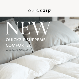 QZ Supreme Comforter + New-Way Duvet Cover