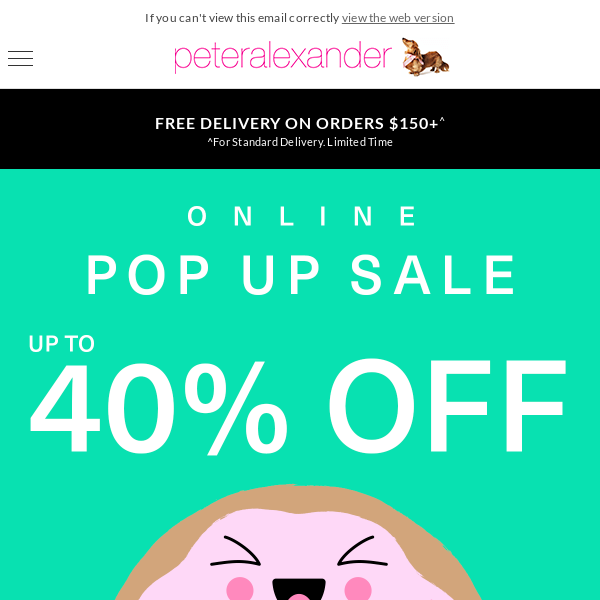 Online Pop Sale up to 40% Off starts now