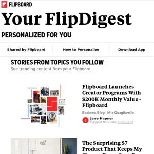 Your FlipDigest: stories from Photography, Shopping, Wellness and more