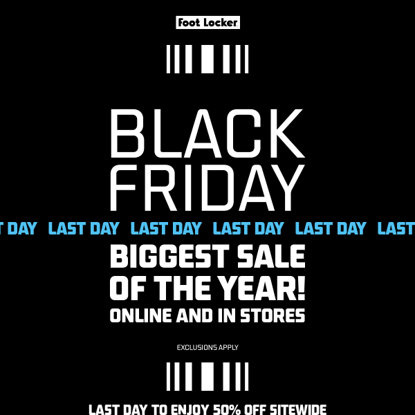 Black Friday LAST CHANCE: Up to -50% 🕙