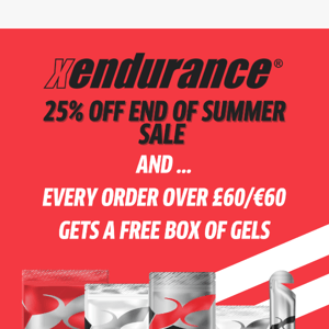 Hi Xendurance, Your entry to our end of summer sale 🎟️