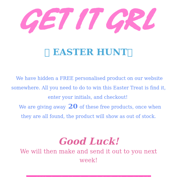 Find the FREE product on our website 🐰 Easter Hunt Giveaway!