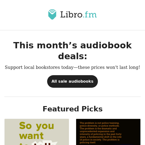 February sale audiobooks 🗓️