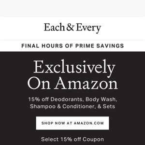 last chance for Amazon Prime deals