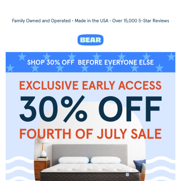 Shop 30% Off Before Everyone Else