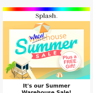 ENDS SOON: The Sunmer WHOA-House Sale - Cheap Prices, FREE Shipping and MYSTERY Gifts!