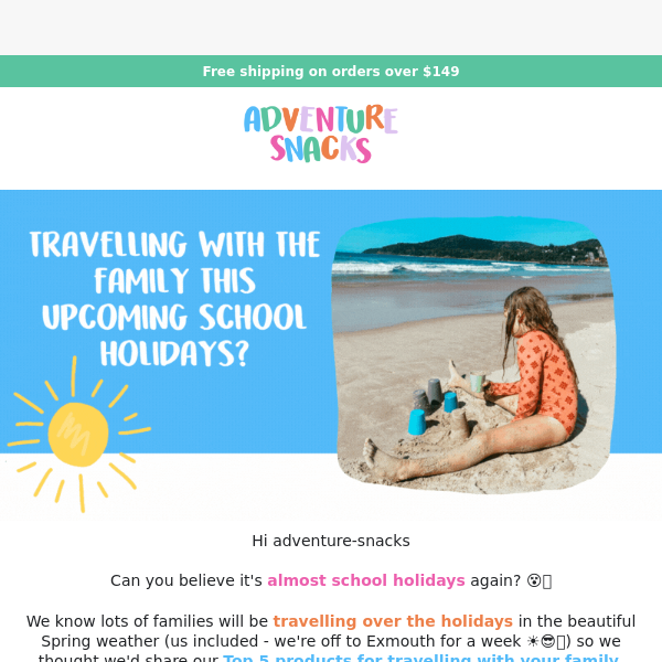 Travelling These School Holidays?  ✈️🏕️🚢🧳