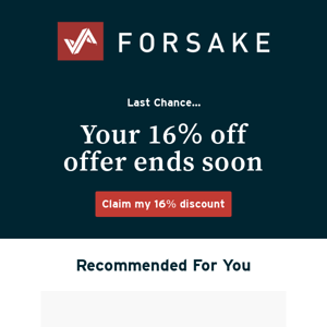 Good news - 16% off is still available