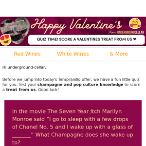 Try our fun quiz for a Valentine's treat!
