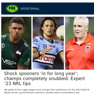 Shock spooners ‘in for long year’; champs completely snubbed: Expert ‘23 NRL tips