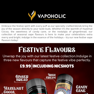 🎄 Unveiling All New Festive Vape Flavours🌟