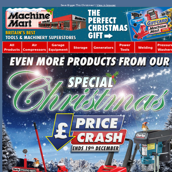 More Fabulous Savings in our Festive Christmas Price Crash – Offer Ends Soon!