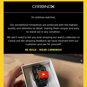 You need to check this out on Youtube Carbinox Watches