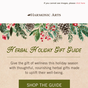 Our Herbal Holiday Gift Guide is here!