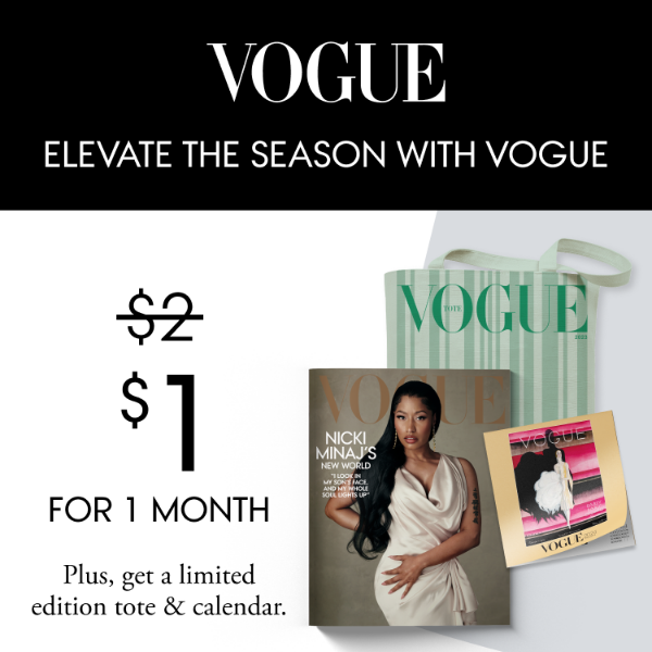 Limited time only: Get a Vogue tote and 2024 calendar