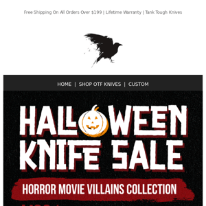 🎃 Carve those pumpkins... with a special knife! Villains Now Available...