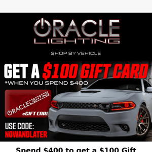 Upgrade Your Ride with this $100 Gift Card 🎁