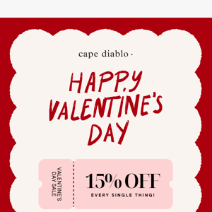❤️ Valentine's Day Savings End Tonight!