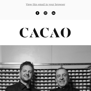 Celebrate 20 years with CACAO