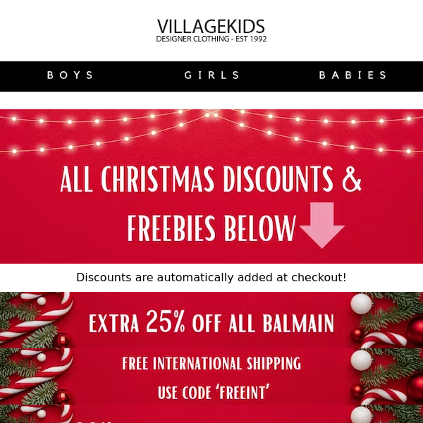 ALL OUR CHRISTMAS DISCOUNTS & FREEBIES🎄🚨