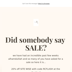 20% off site use