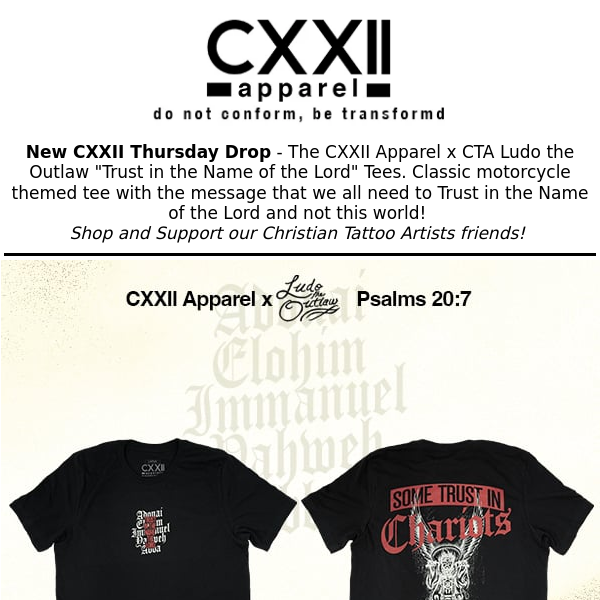Fight the Good Fight Classic Tee – CXXII Apparel