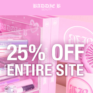 25% OFF Ends Today