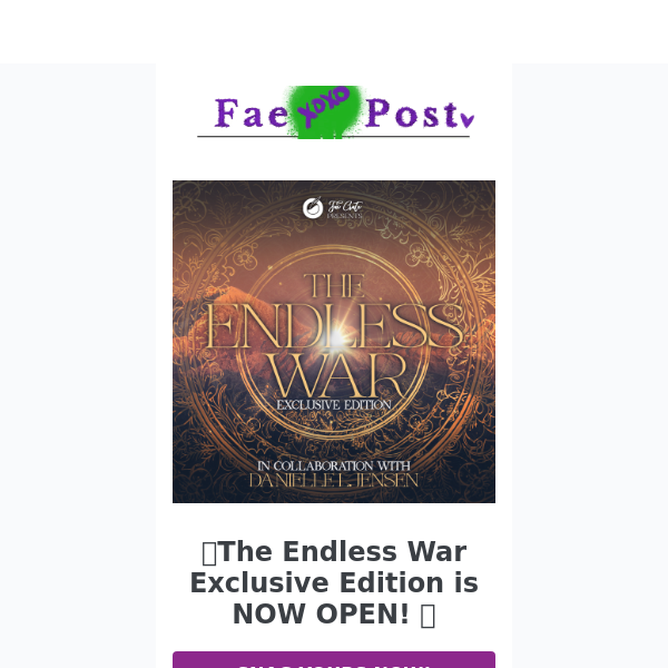 The Endless War is NOW AVAILABLE!!