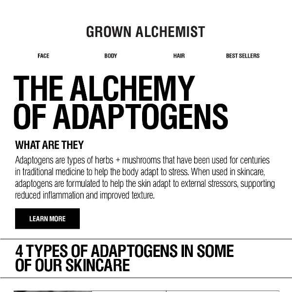 Ingredient Spotlight: Adaptogen Allies