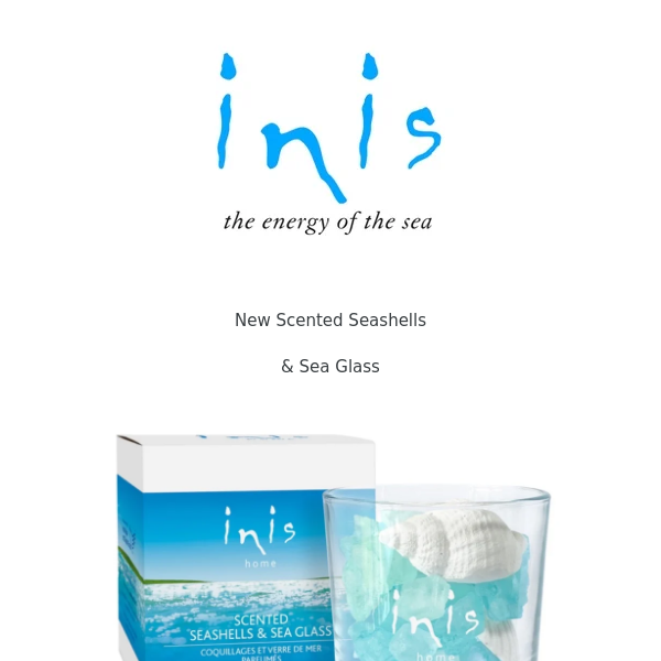 New Inis Scented Seashells & Sea Glass