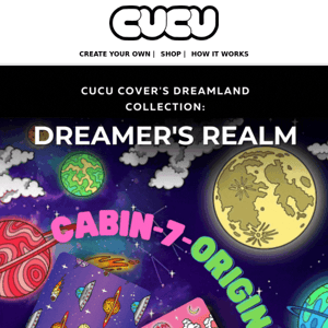 Dive into the Surreal with CUCU x Cabin 7 Originals Collaboration! 🚀🌌