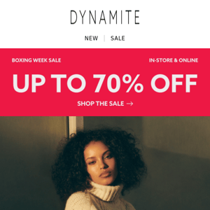 70% OFF COZY SWEATERS