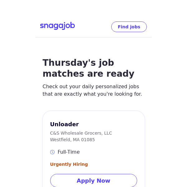 Personalized job matches for February 15, 2024