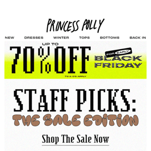 🍂 STAFF PICKS: SALE EDITION ☕️