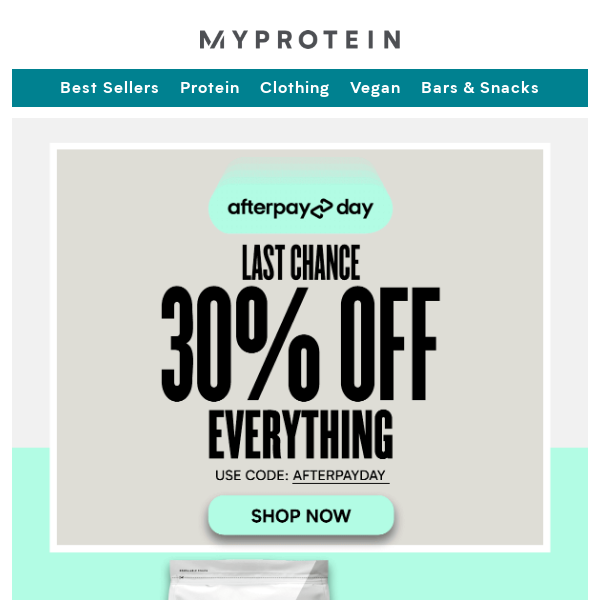 Myprotein NZ Last Chance, 30% Off Everything! 🚨🛍️💸