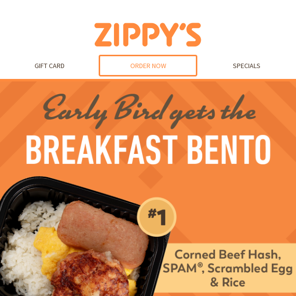 It's a Zippy's Breakfast kind of day